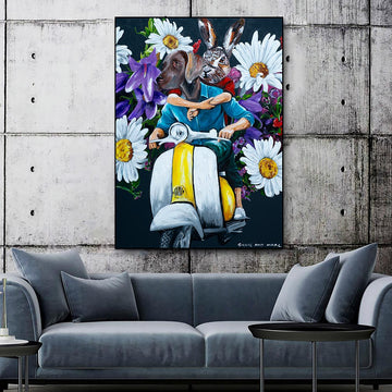 They Loved Flowers (Original Painting)