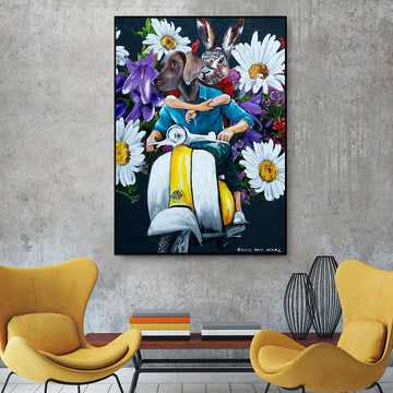 They Loved Flowers (Original Painting)