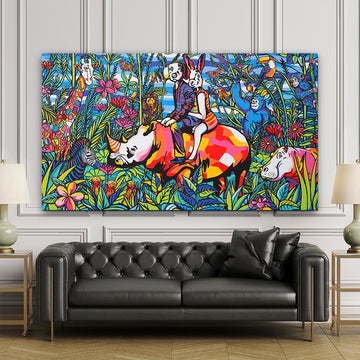 Love in the jungle (Original Painting)