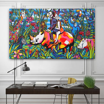 Love in the jungle (Original Painting)