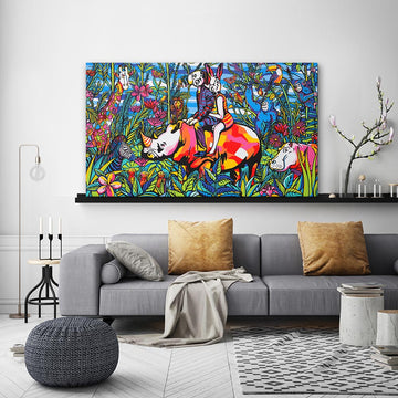 Love in the jungle (Original Painting)