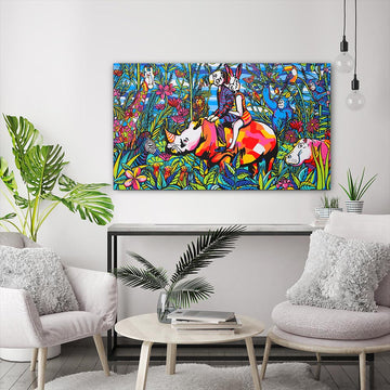 Love in the jungle (Original Painting)