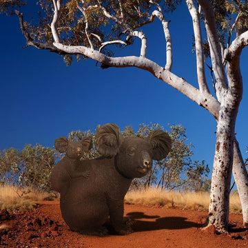 Mama and Baby Koala (Bronze Sculpture)