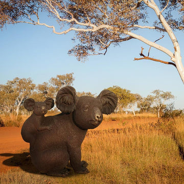 Mama and Baby Koala (Bronze Sculpture)