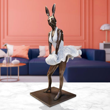 Marilyn Rabbitwoman (Bronze Sculpture)