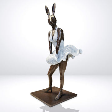 Marilyn Rabbitwoman (Bronze Sculpture)