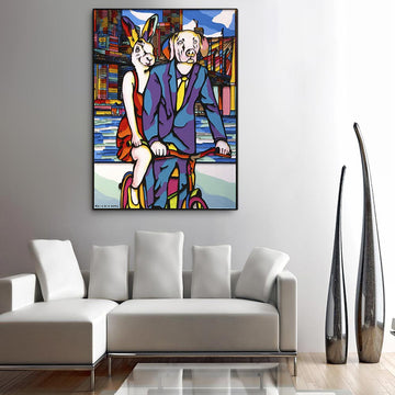 They were together and that's all that mattered (Original Painting)