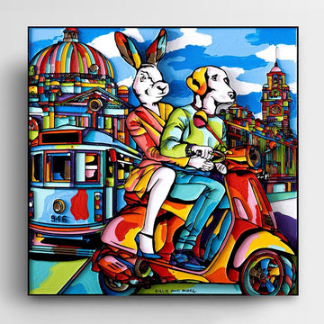 They grew up in melbourne and it was always in their hearts (Original Painting)