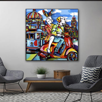 They grew up in melbourne and it was always in their hearts (Original Painting)