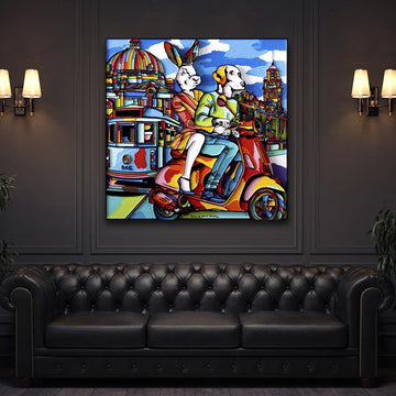 They grew up in melbourne and it was always in their hearts (Original Painting)