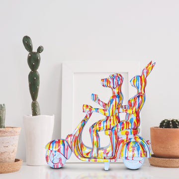 Vespa Riders Splash Pop (Resin Sculpture)