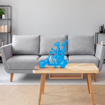 Vespa Riders (Resin Sculpture)