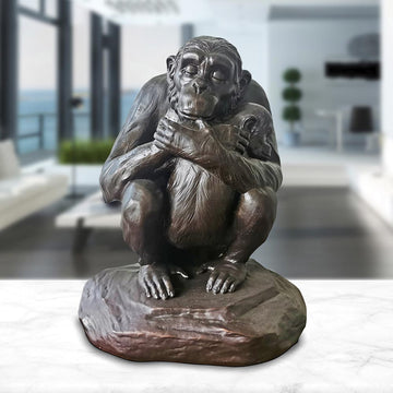 Chimp Love (Medium Bronze)