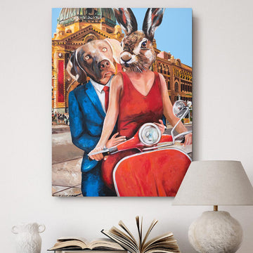 They Loved Melbourne with All Their Hearts (Original Painting)