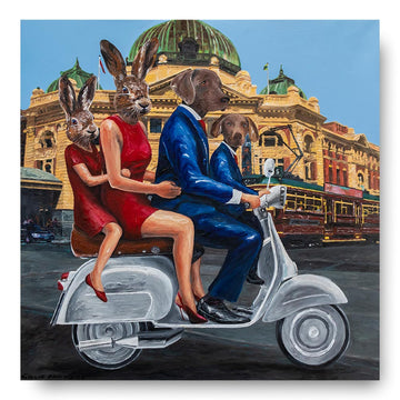 Melbourne was always home (Original Painting)