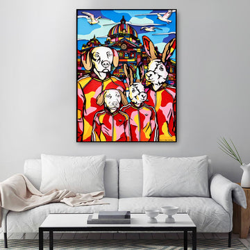 Melbourne was a city of fun (Original Painting)