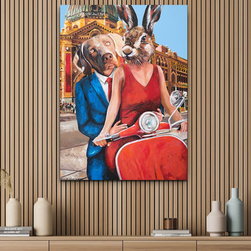 They Loved Melbourne with All Their Hearts (Original Painting)