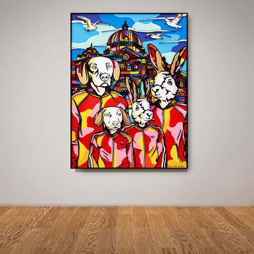 Melbourne was a city of fun (Original Painting)