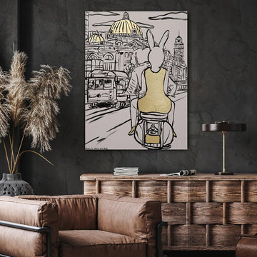 Melbourne here we come (Original Painting)