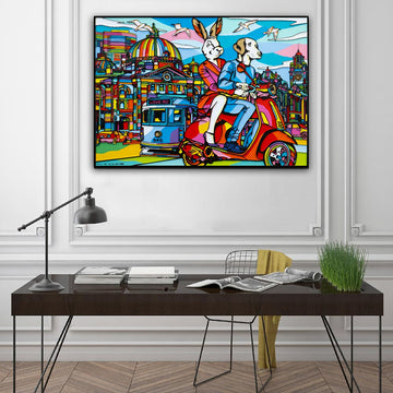 Melbourne was in their hearts (Original Painting)