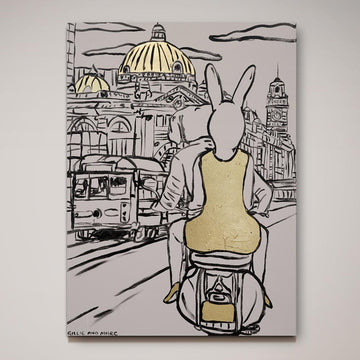 Melbourne here we come (Original Painting)