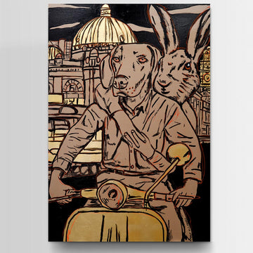 Melbourne Lovers (Original Painting)