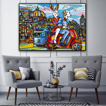 Melbourne was in their hearts (Original Painting)