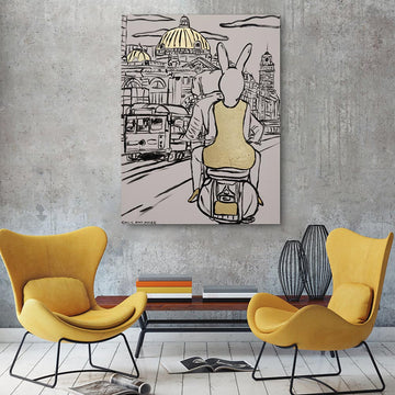 Melbourne here we come (Original Painting)