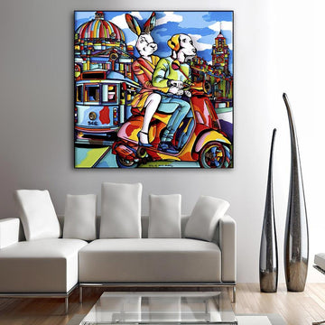 They grew up in melbourne and it was always in their hearts (Original Painting)