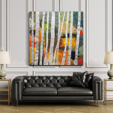 Trees in the Mist (Original Painting)