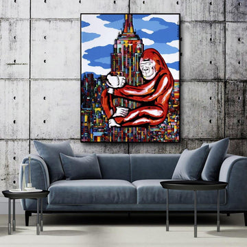 He loved New York and New York loved him (Original Painting)