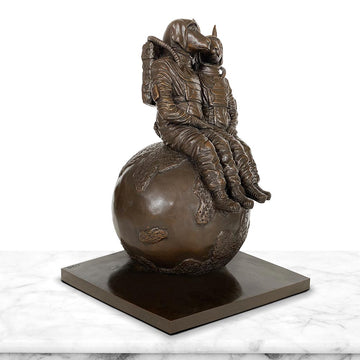 They Loved Each Other to the Moon and Back (Bronze Sculpture)