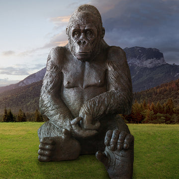 Wild Mother Gorilla (Bronze Sculpture)