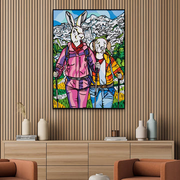 The Mountain Climbers (Original Painting)