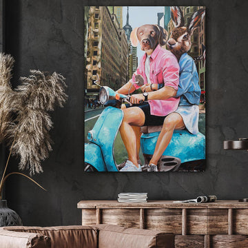 On the Move Again (Original Painting)