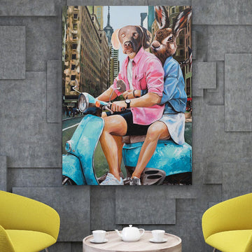 On the Move Again (Original Painting)