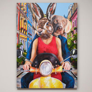 They were headed North (Original Painting)