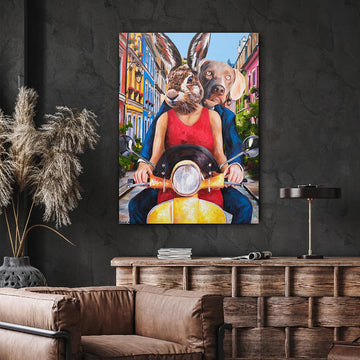 They were headed North (Original Painting)