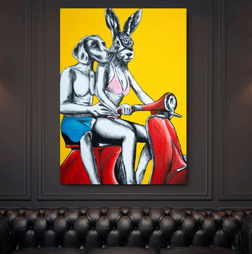 It was now or never (Original Painting)