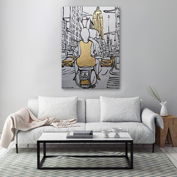 New York Here We Come (Original Painting)