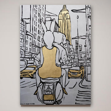 New York Here We Come (Original Painting)