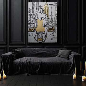 New York Here We Come (Original Painting)