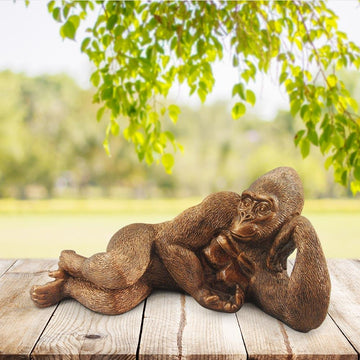 Nyani, the reclining gorilla (Resin Sculpture)