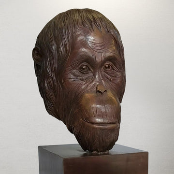 Borneo - Tapanuli Orangutan of the Wild (Bronze Sculpture)