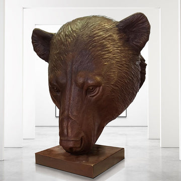 Atiqtalik the Polar Bear was Thinking Big (Bronze Sculpture)