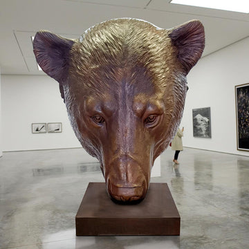 Atiqtalik the Polar Bear was Thinking Big (Bronze Sculpture)