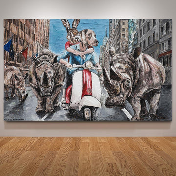 Leading the charge for change (Original Painting)