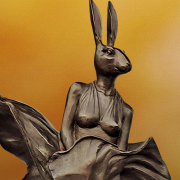 Pap Dogs Love Marilyn (Bronze Sculpture, Miniature Collection)