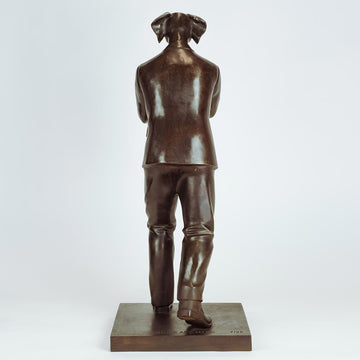 He Papped the World (Bronze Sculpture)