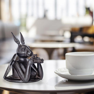 Paparazzi Rabbitwoman Comes into a Better Tomorrow (Bronze Sculpture, Pocket Size)